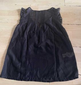 ✨ Black Ruffle Sleeve Pleated Top ✨