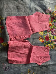 Cotton saree with blouse
