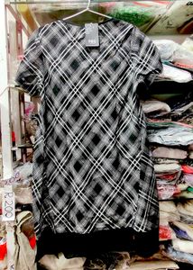 Chic Plaid Tunic Top