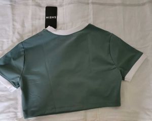 Stylish Green Crop Top