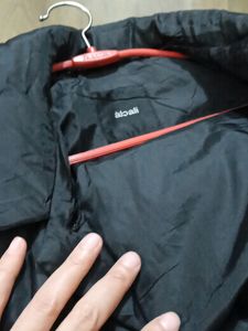 Vintage Black Longline Puffer Coat