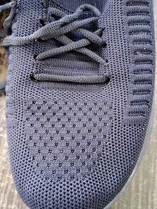 Knit Mesh Upper Black Sneakers Shoes