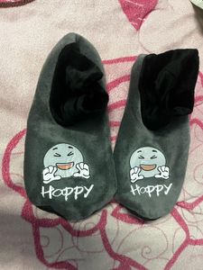 Cute 'Happy' Novelty Slippers