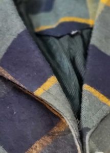 Stylish Plaid Double-Breasted Jacket