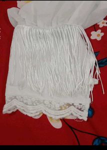 White Embellished Kurti