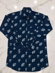 ✨Men's Navy Floral Print Shirt