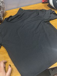 Chic Ribbed Mock Neck Top