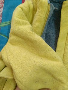 Cozy Yellow Kids' Hooded Jacket