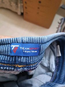 Boys Blue Denim Jogger Jeans