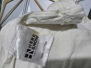 Here &amp; Now white crop top