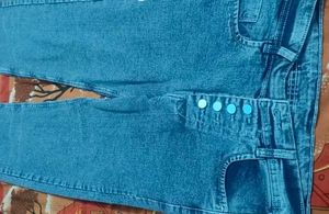 Wide Leg Denim Jeans