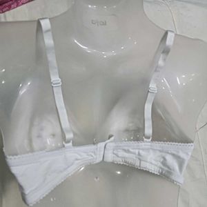 Classic 🪔White Cotton Bra