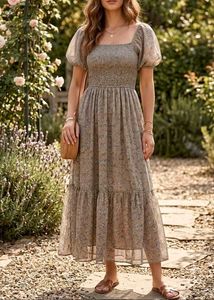 Boho Floral gown
