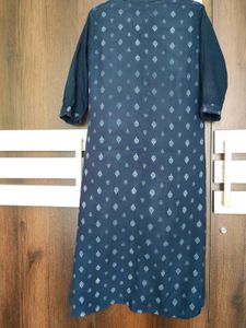 Stylish Blue Printed Kurta