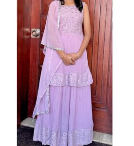 Brand new Elegant Lavender Sequined dress