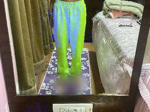 Neon Green Joggers