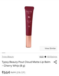 Typsy Beauty Pout Cloud Matte Lip Balm