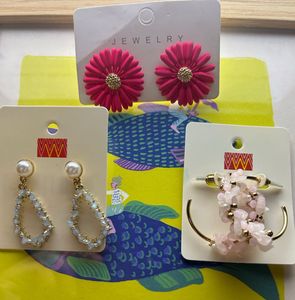 Set of 3 Pairs Cute Earrings
