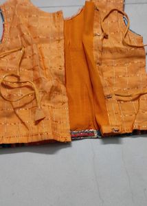 Girl Dhoti crotoptop Set