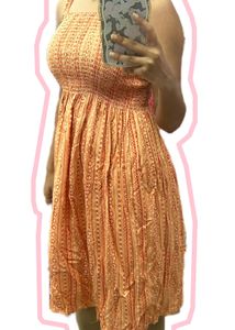 Bohemian Print Cute Dress | Size : XS