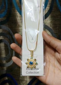 Anti Tarnish Evil Eye Pendant Necklace