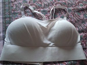Comfortable full coverage White Bra