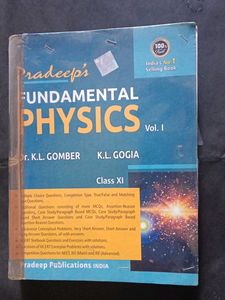Pradeep's Fundamental Physics Vol. I Class XI