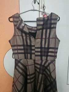 Plaid Fit &amp; Flare Dress
