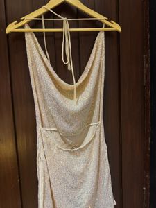 Sparkly Halter Neck Dress