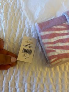 Og Michael Kors Pink Zebra Print Wallet