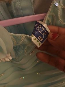 Girls Baby Blue Party Dress