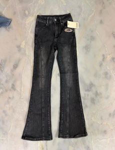 Flared Black Denim Jeans