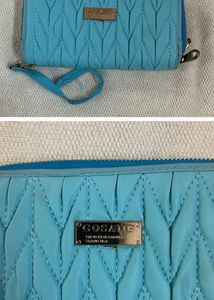 Teal blue wallet