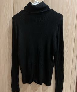 Black Turtleneck Sweater