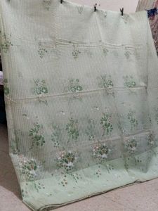 Elegant Mint Green Saree