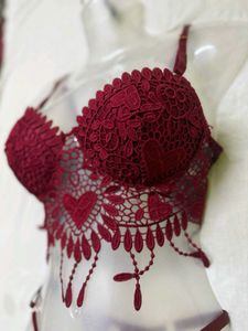 Lace Bralette &amp; Panty Set
