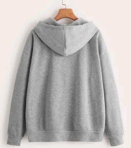 Gray Zip-Up Hoodie