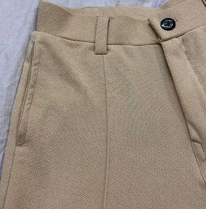 New Women's Beige Trousers Pants