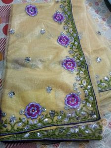 Beautifull net Saree