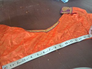 Orange Saree Blouse