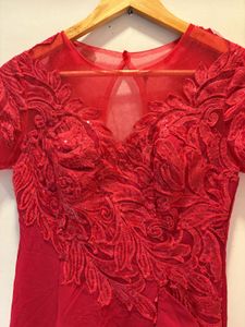 Stunning Red Evening Gown
