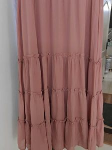 Chic Pink Sleeveless Maxi Dress