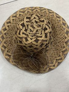 Brown Color Hat/cap With Beautiful Detailings