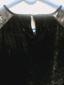 Black Velvet Lace Dress.m..