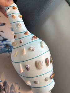 Seashell Decorated Vase