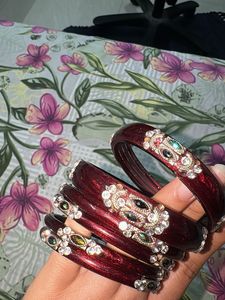 Exquisite Ethnic Bangles Set