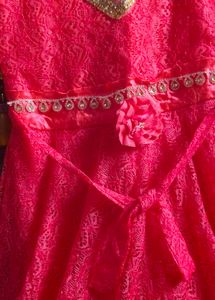 Red Ethnic Gown