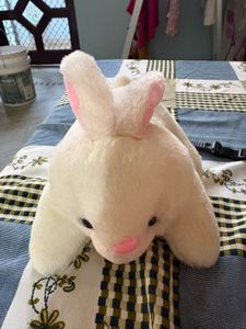 Cute White Bunny Plush Toy