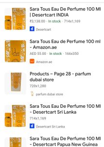 Sara Eau de Toilette Perfume