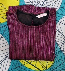 Shimmery Purple Top